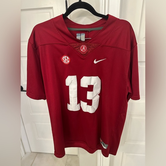 Mens Nike Tua Tagovailoa #13 Alabama Crimson Tide Stitched Football Jersey Sz XL